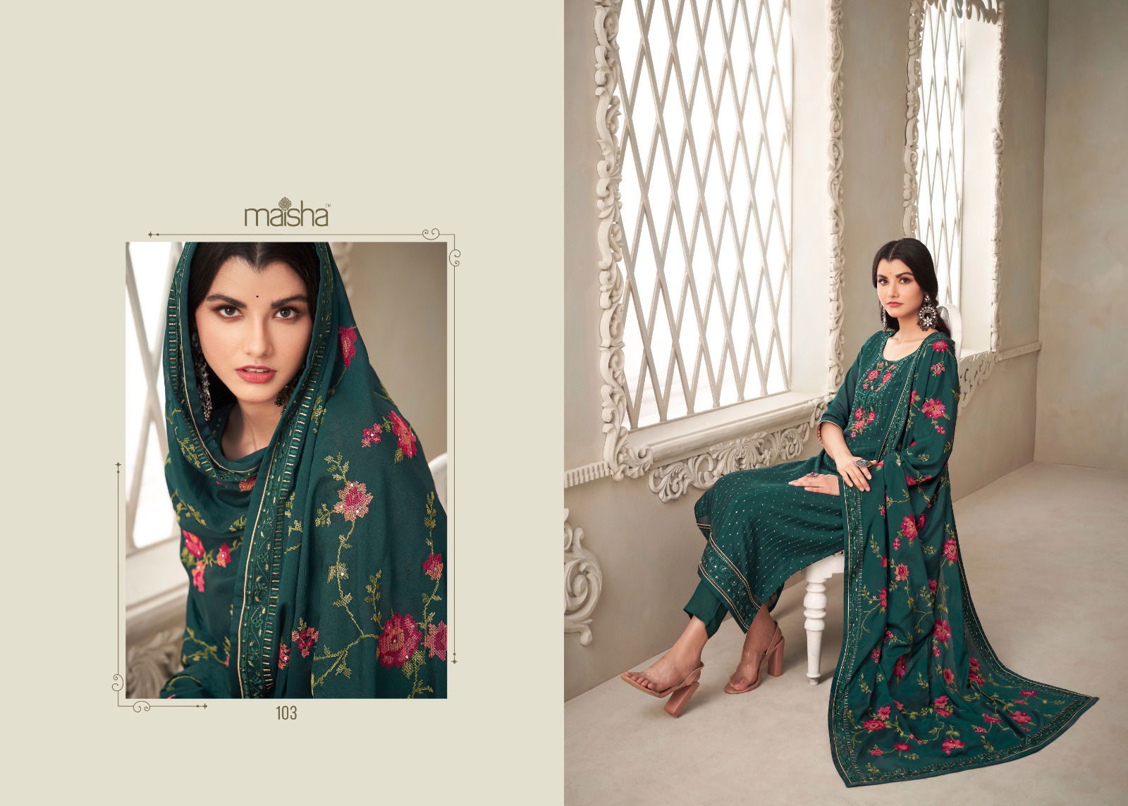 Pehnawa By Maisha 101 To 106 Salwar Kameez Catalog